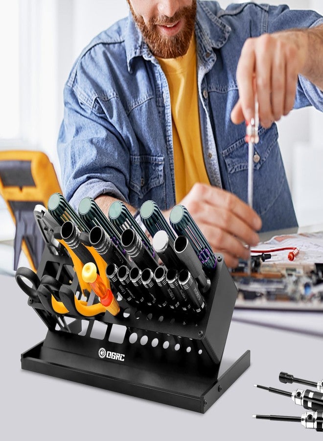OGUNKE OGRC Screwdriver Storage Rack RC Repair Tool Shelf Screwdriver Organizer Holder Desktop Hand Tool Stand for Hex Cross Screw Driver Tool Kit - Image 4
