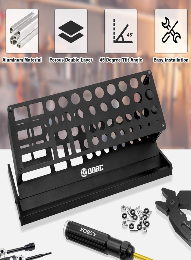 OGUNKE OGRC Screwdriver Storage Rack RC Repair Tool Shelf Screwdriver Organizer Holder Desktop Hand Tool Stand for Hex Cross Screw Driver Tool Kit - Image 3