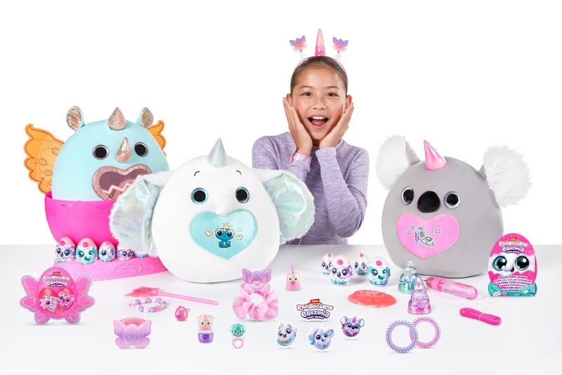 Rainbocorns Eggzania Fairy Mania (Elephant) by ZURU, Plush Toy, Collectible Plush, Surprise Eggs, Wearable Accessories, Slime, Toys for Girls - Image 5