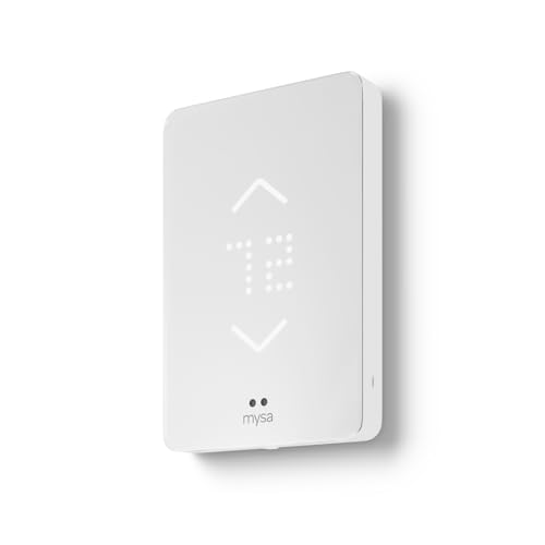 Mysa Smart Thermostat for Electric Baseboard Heaters 240V | Remote Control with 100% Free APP | Easy Install | HomeKit, Alexa, Google Home | Wi-Fi Programmable | Temp. & Humidity Alerts - Image 1