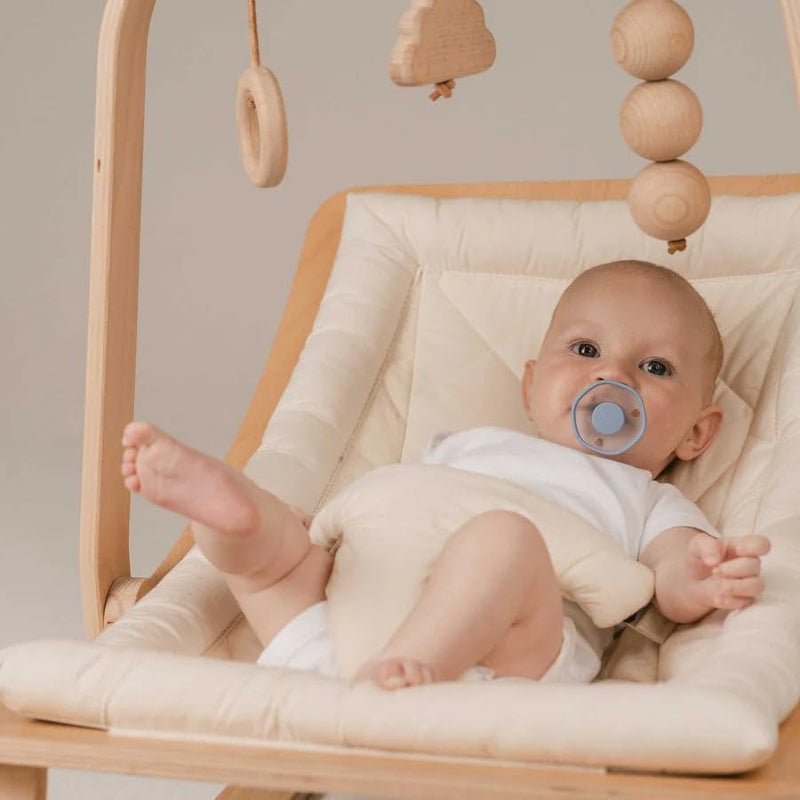 Emulait Baby Pacifier (2 Pack): 0-6 Months - Blu - Image 4