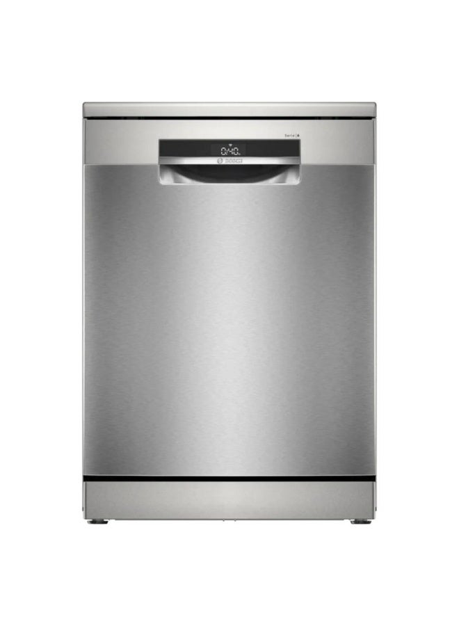 14 Place Settings Dishwasher, Wi-Fi Home Connect, Quiet 42dB Cleaning 2400 W SMS6EMI38M Brushed Steel