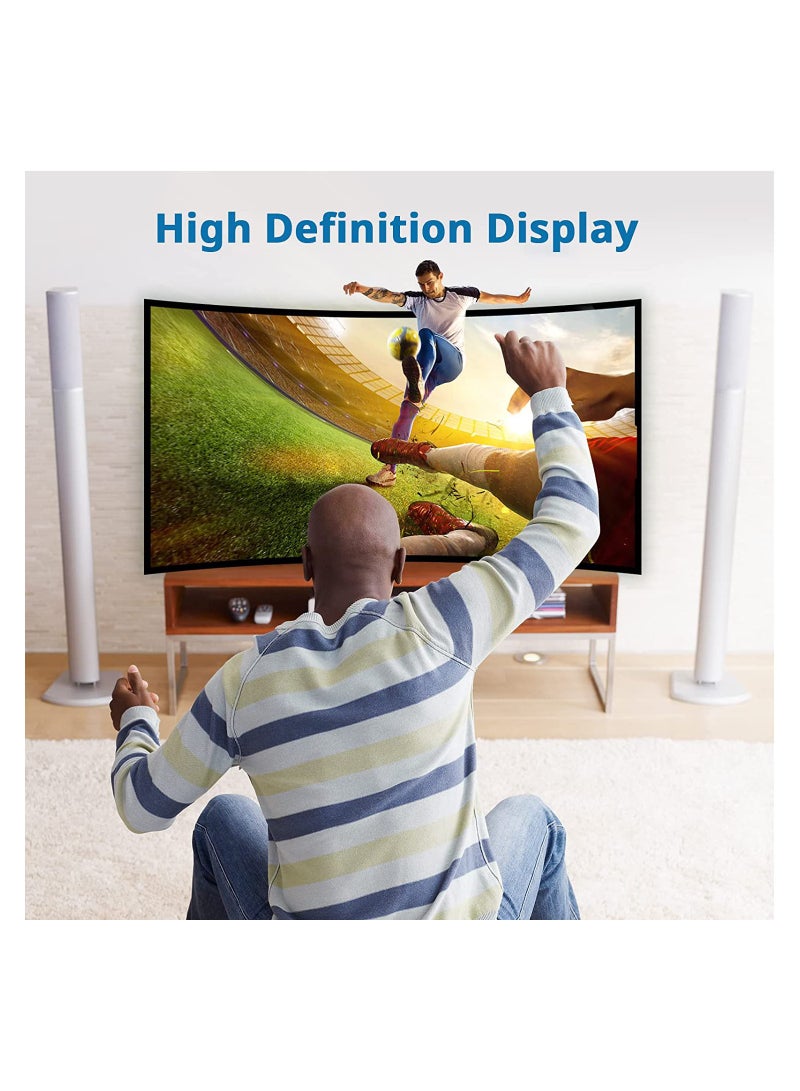 HDMI Splitter Cable Male 1080P to Dual HDMI Female 1 to 2 Way HDMI Splitter Adapter Cable for HDTV HD, LED, LCD, TV, Support Two TVs at The Same Time