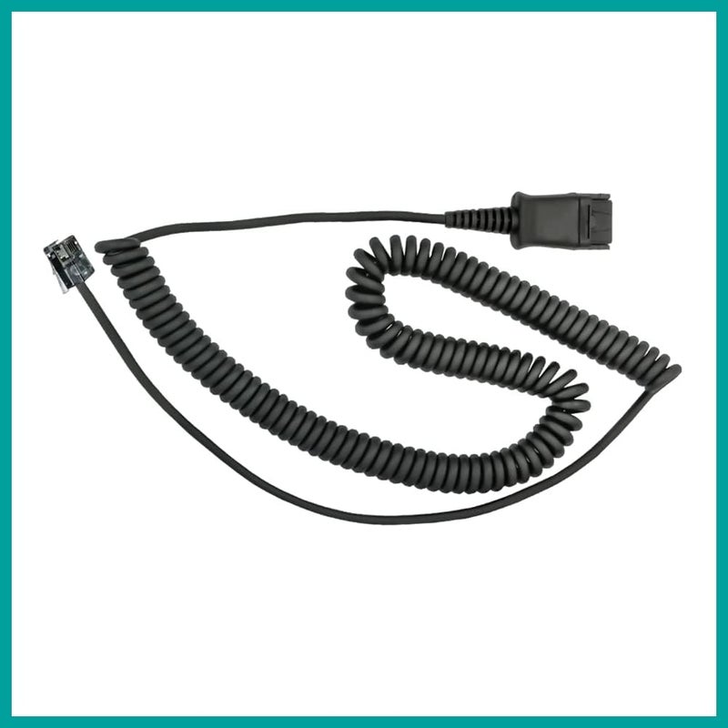 daily headset DailyHeadset RJ9 Corded Headset for Analog Phones Aastra Nortel Polycom Digium ShoreTel NEC Telephones - Image 4