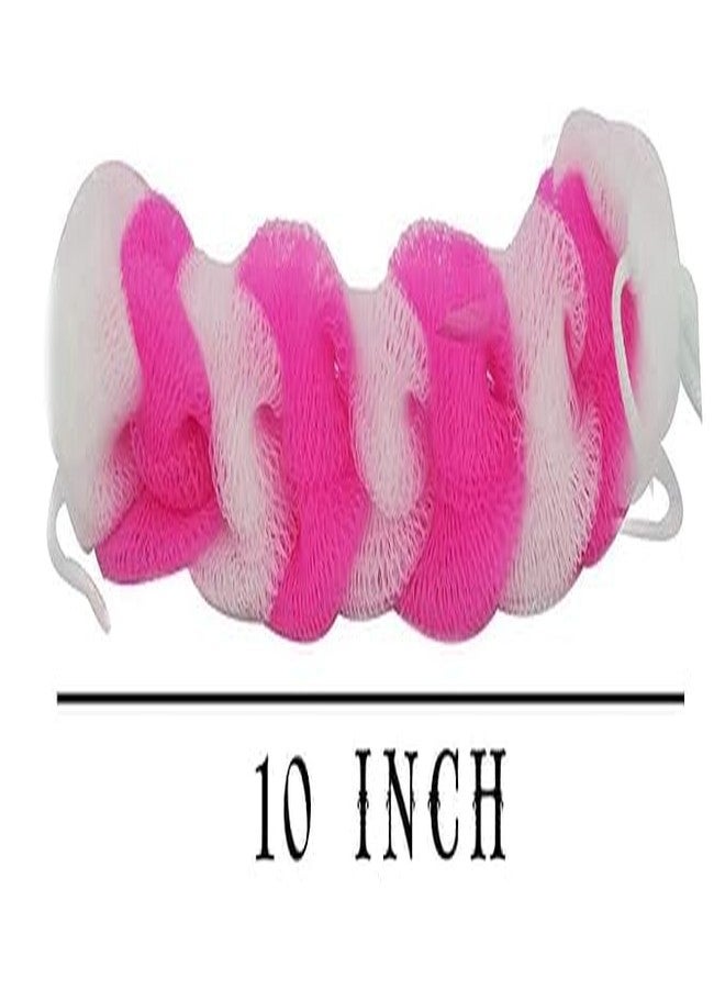 Confidence Loofah Set for Bathing | Bath Shower | Loofah Sponge Scrubber for Body Cleaning Multicolor (Set of 3) - Image 3