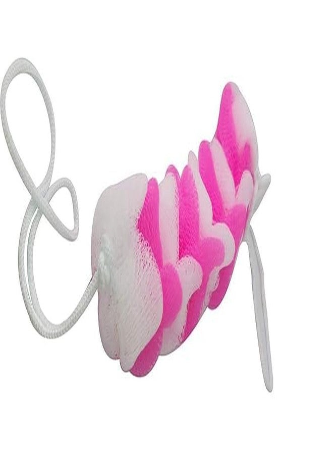 Confidence Loofah Set for Bathing | Bath Shower | Loofah Sponge Scrubber for Body Cleaning Multicolor (Set of 3) - Image 2