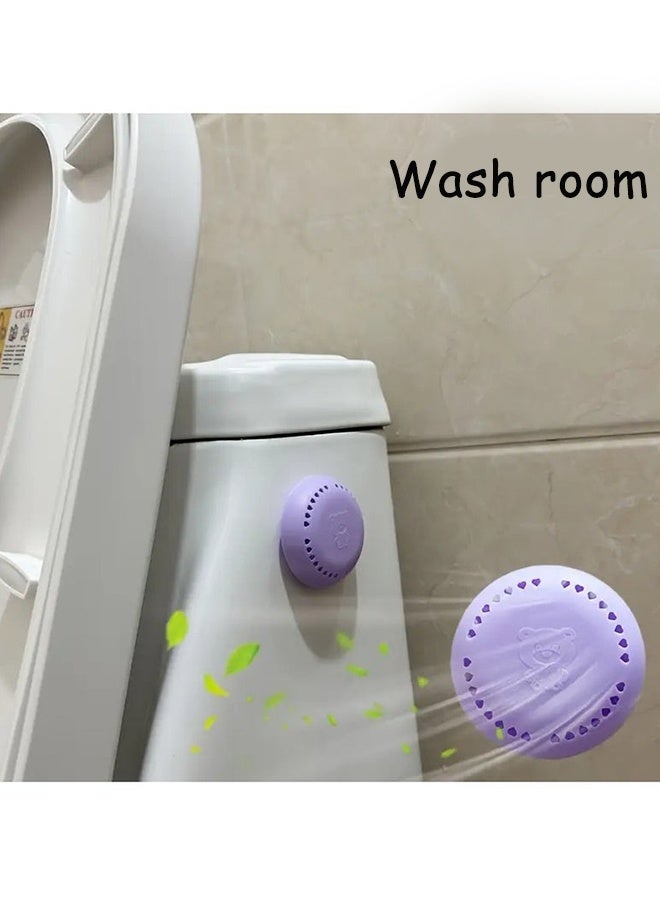 10 Pcs Lavender Scented Air Freshener Tablets Long Lasting Odor Eliminator for Home Car Bathroom Closet and Wardrobe Compressed Solid Deodorizer with Extra purple Shell - Image 5