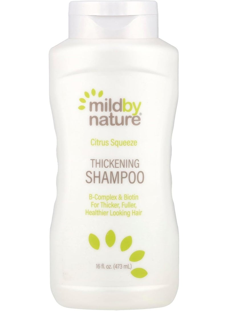 Mild By Nature, Thickening Shampoo, B-Complex + Biotin, Citrus Squeeze, 16 fl oz (473 ml) - Image 1