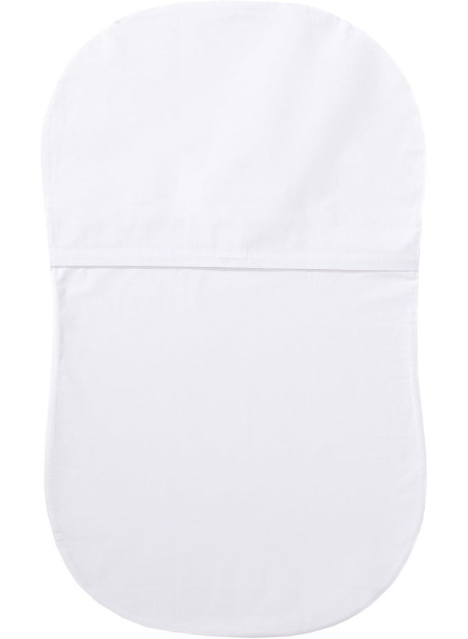 Halo Bassinest Swivel Sleeper Fitted Sheet 100% Organic Cotton, White - Image 2