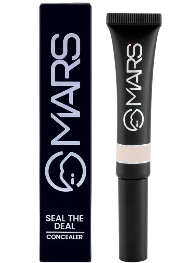 MARS Seal the Deal High Coverage Concealer  Lightweight and Creamy Formula   Easy to Blend  10.0 gm Porcelain - Image 5