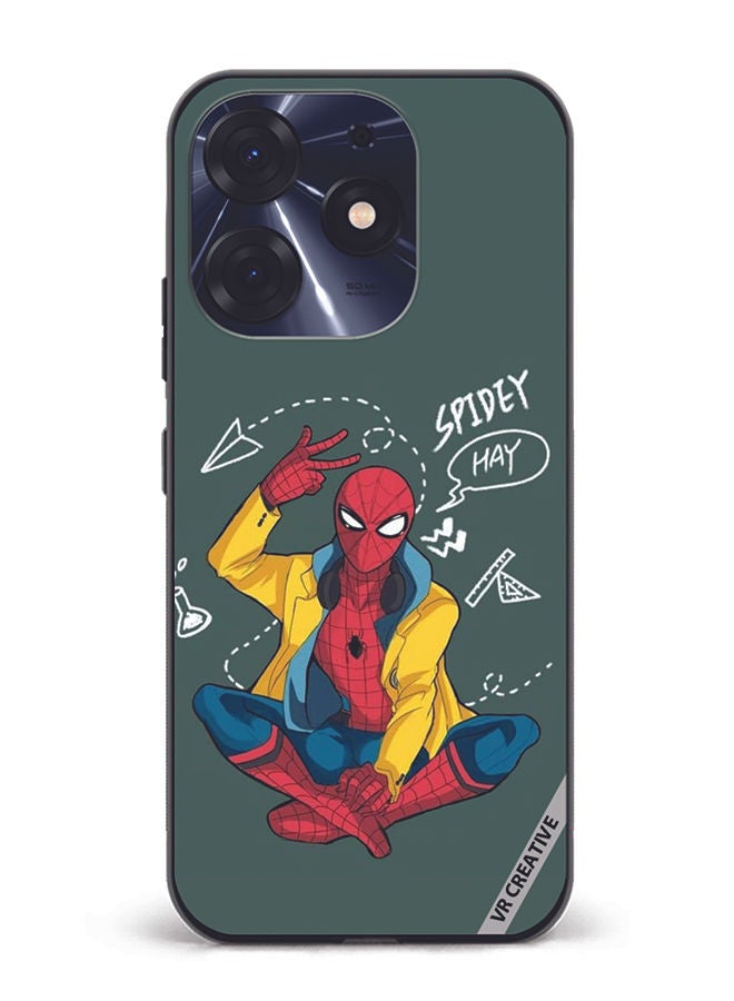 VR CREATIVE Protective Case Cover For Tecno Spark 10 Pro Spiderman Design Multicolour - Image 1