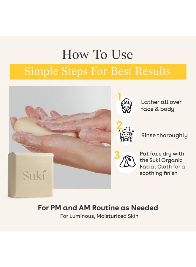 suki Sensitive Cleansing Bar 4 OZ - Image 3