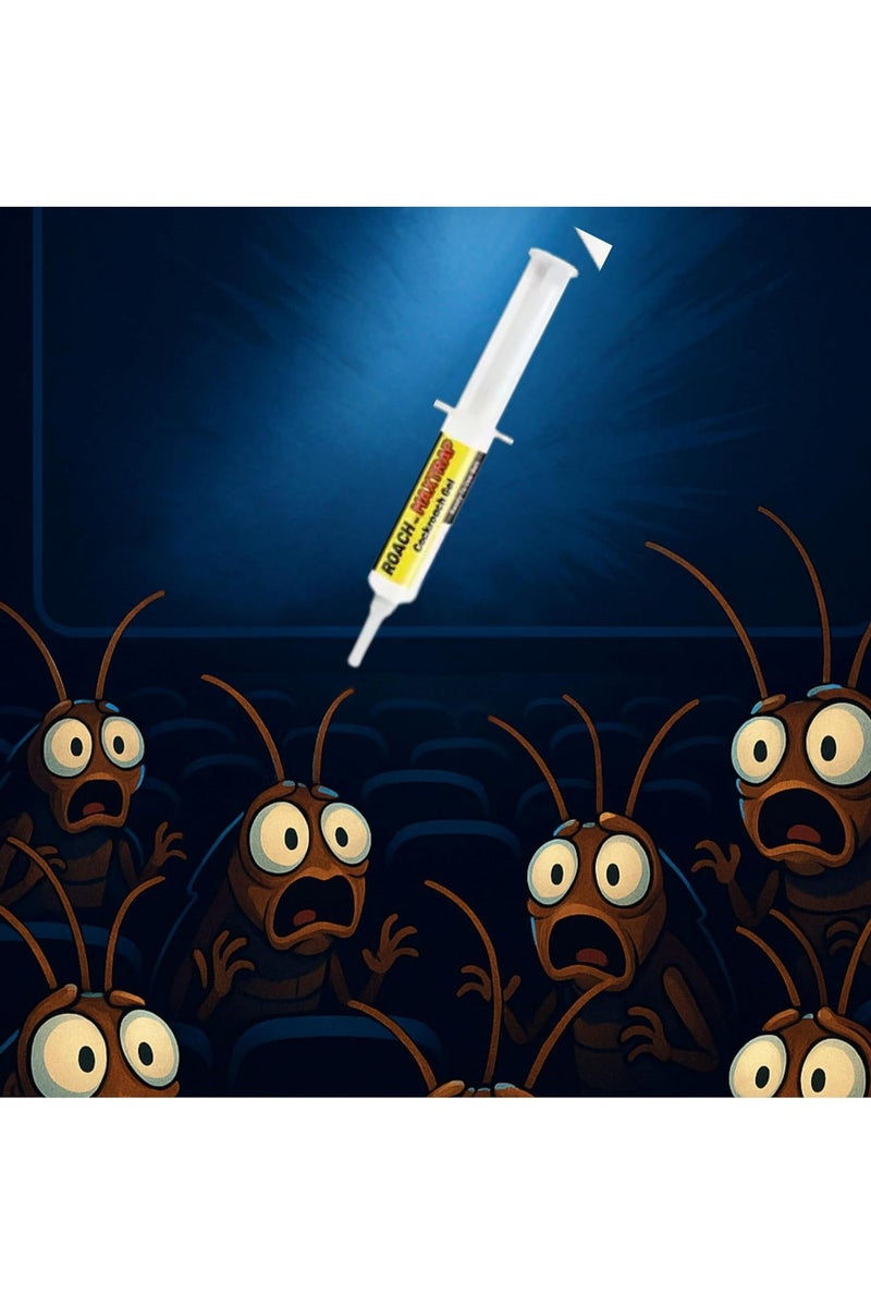 ROACH EXPERT Cockroach Gel Bait – 30g Ready-to-Use Roach Killer with Syringe Applicator for Indoor & Outdoor Use - Image 3