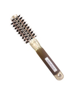 Adofect Thermal Ceramic  lonic Round Barrel Hair Brush with Natural Boar Bristle for Blow Drying Curling Styling 1 inch
