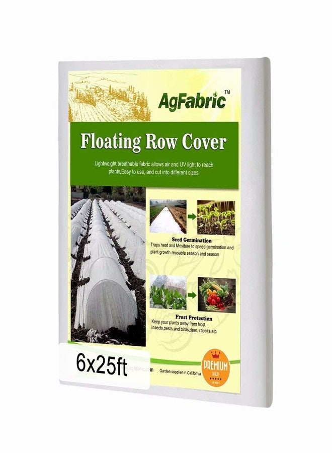 Agfabric Plant Covers Freeze Protection 6Ftx25Ft 0.9oz Frost Blankets for Plants Plant Frost Protection Covers Garden Winter Frost pests Protection,White - Image 1