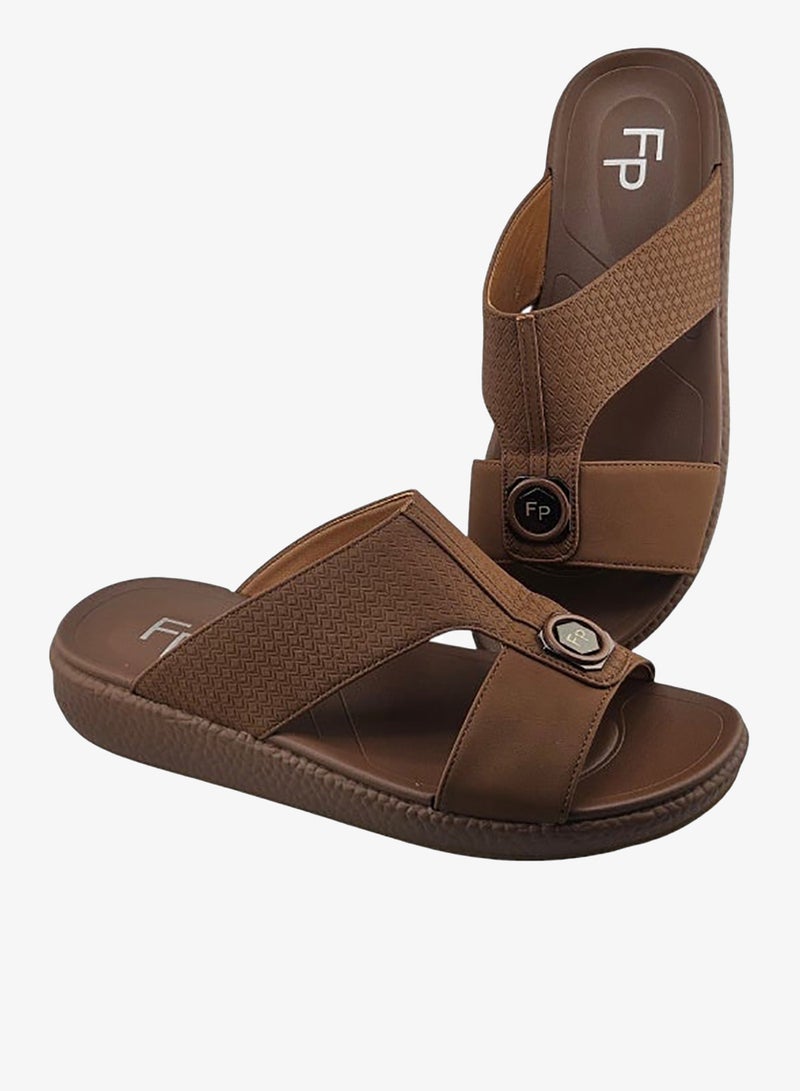 Footprint Cushion Ease Arabic Sandals for Men – Comfortable Cushioned Slip-On Slippers for Daily Wear - Image 5