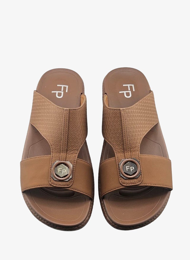 Footprint Cushion Ease Arabic Sandals for Men – Comfortable Cushioned Slip-On Slippers for Daily Wear - Image 4