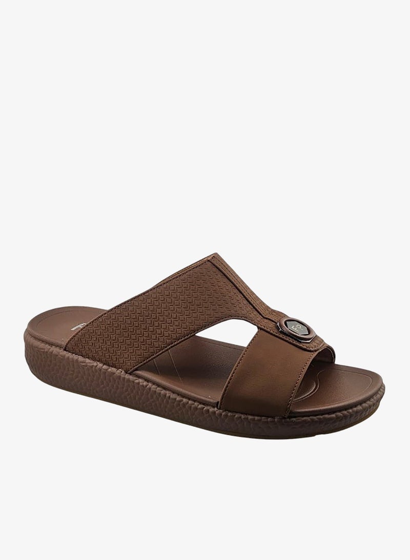 Footprint Cushion Ease Arabic Sandals for Men – Comfortable Cushioned Slip-On Slippers for Daily Wear - Image 1