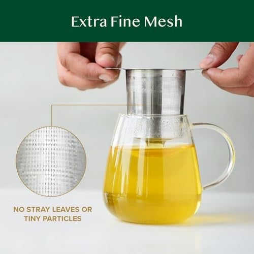 VAHDAM Classic Tea Infuser | 18/8 Stainless Steel Loose Leaf Tea Steeper & Diffuser | Gift for Him/Her - Image 3