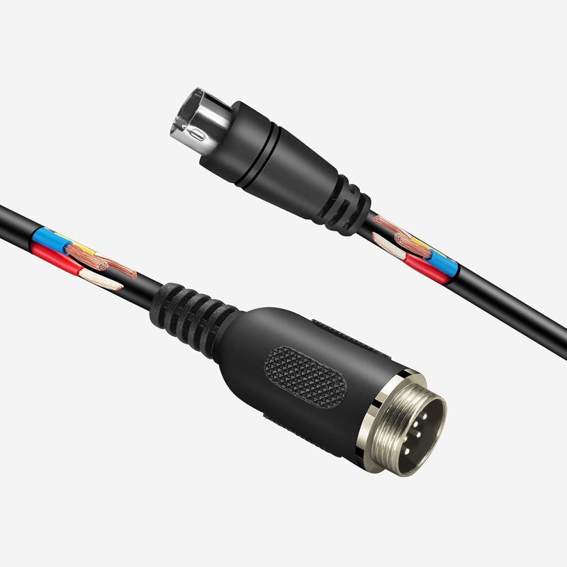 ZLiT Connection Din6 USB Cable Adaptation Fit for Thrustmaster TH8A Cable Hand-Row TSS Handbrake Signal Line (Din6) - Image 3