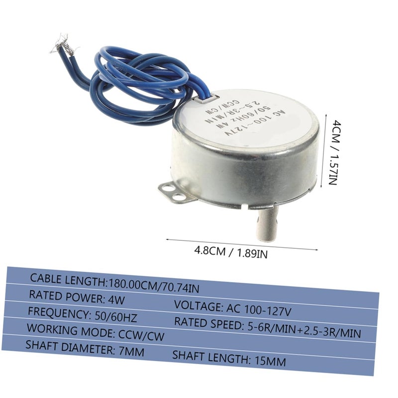 Synchronous AC Motor Slow Rotating Turntable For Display Stands Decorative Lights - Image 3