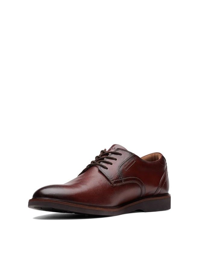 clarks Men's Malwood Lace Oxford, Brown Leather, 40 EU - Image 1
