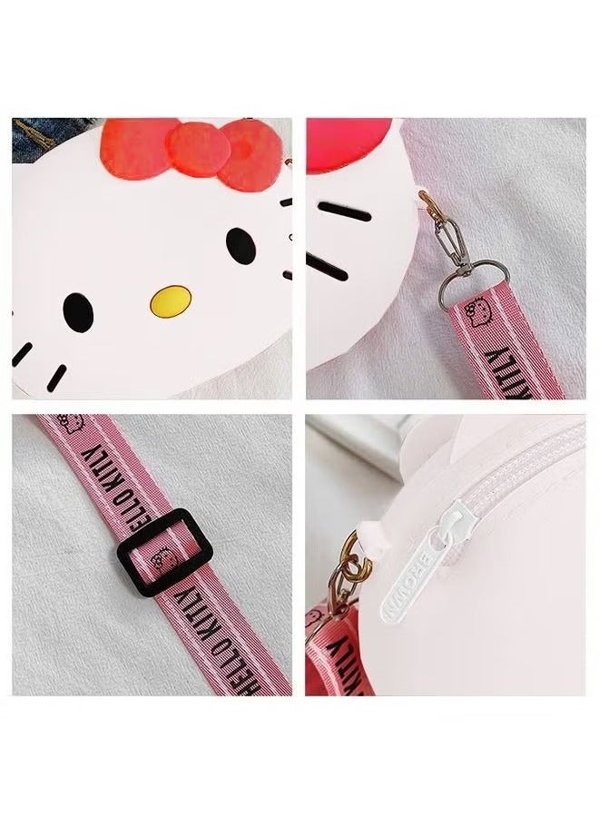 Hello Kitty Silicone Bag, Lovely Wallet, Cartoon Animal Shoulder Bag, Kitty Cat Purse for Girls Birthday Gifts  - Image 5