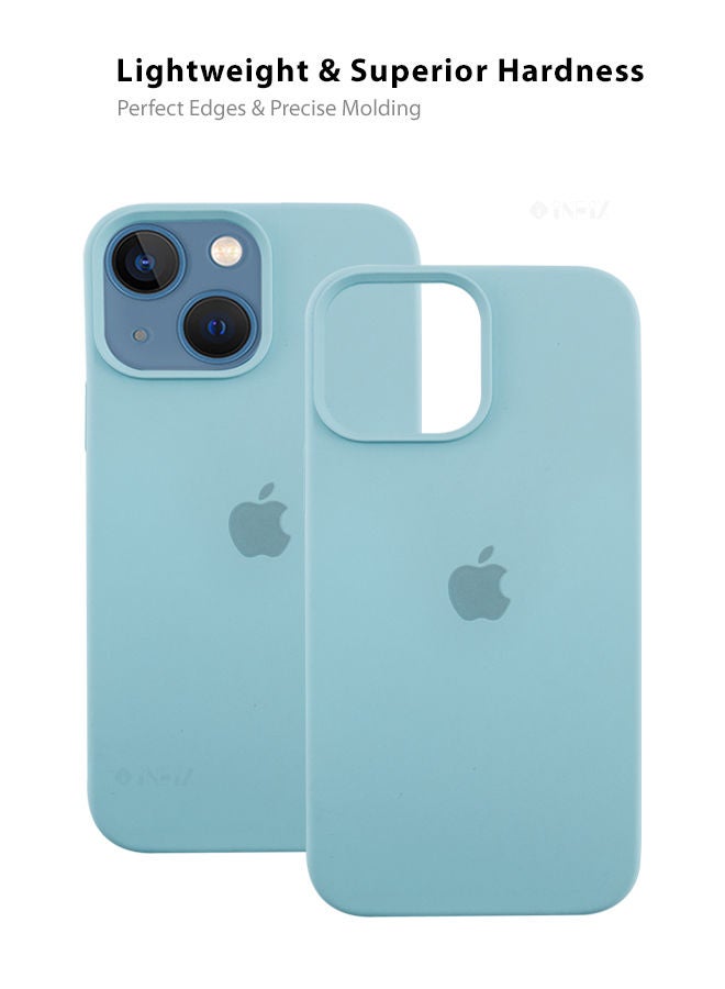إينيكس غطاء حماية من السيليكون متوافق مع شعار لهاتف أبل آيفون 13 نعناعي - Image 5