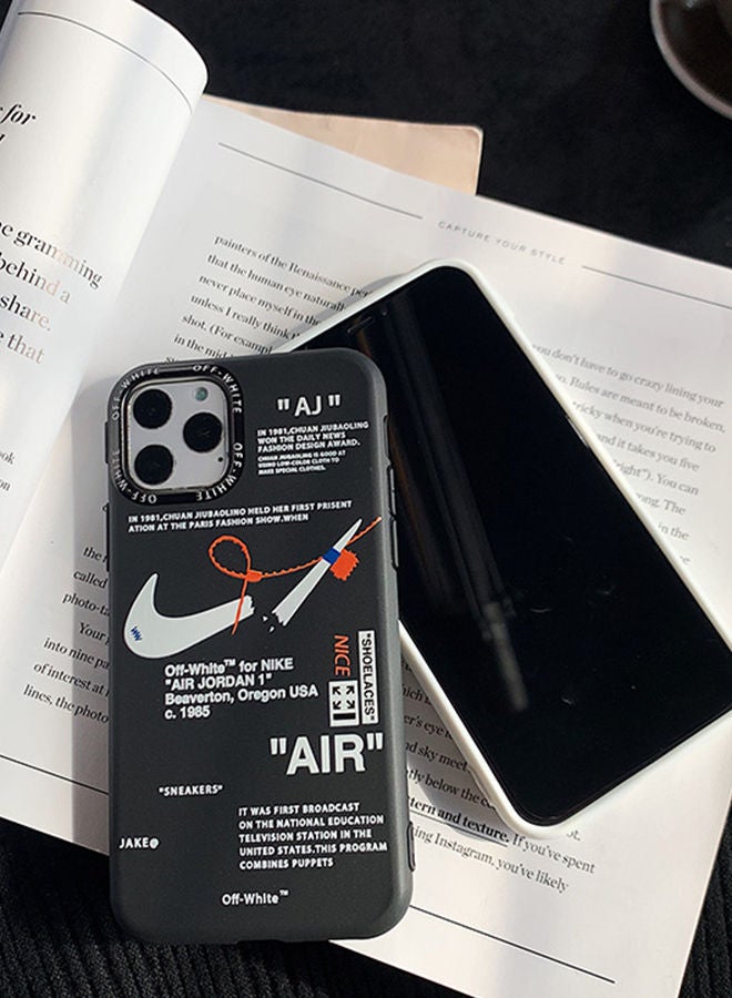 VR CREATIVE Protective Case Cover for Apple iPhone 11 Pro Max Nike Air Design Black - Image 3