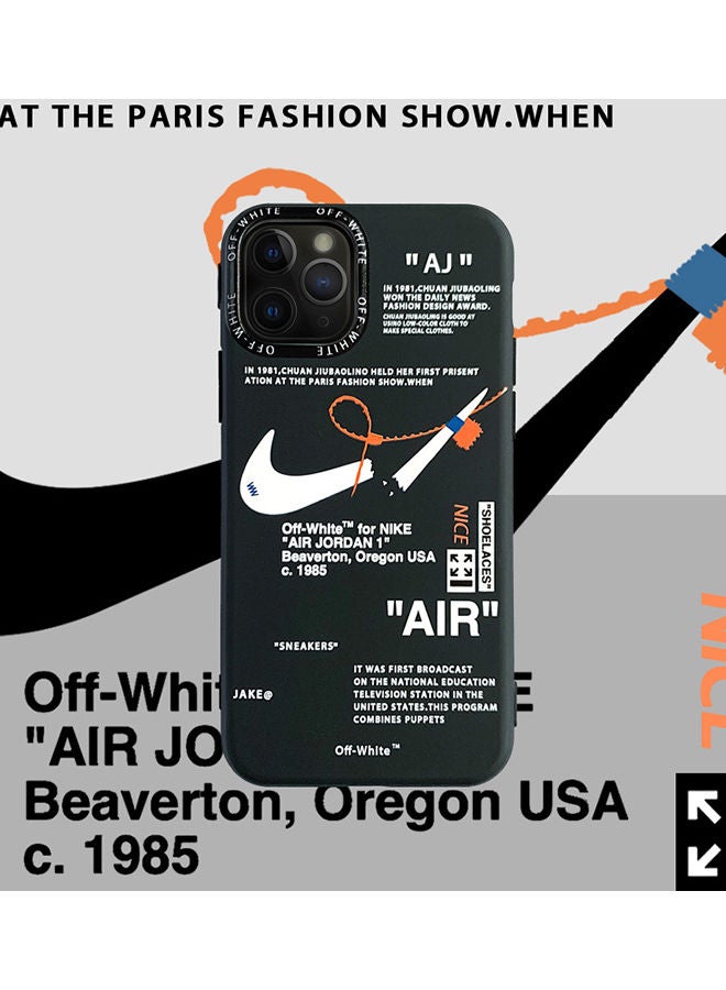 VR CREATIVE Protective Case Cover for Apple iPhone 11 Pro Max Nike Air Design Black - Image 4