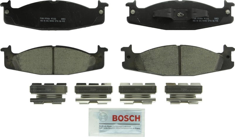BOSCH BC632 QuietCast Premium Ceramic Disc Brake Pad Set - Compatible With Select Ford Bronco, E-150, E-150 Club Wagon, E-150 Econoline, E-150 Econoline Club Wagon, F-150; FRONT - Image 4