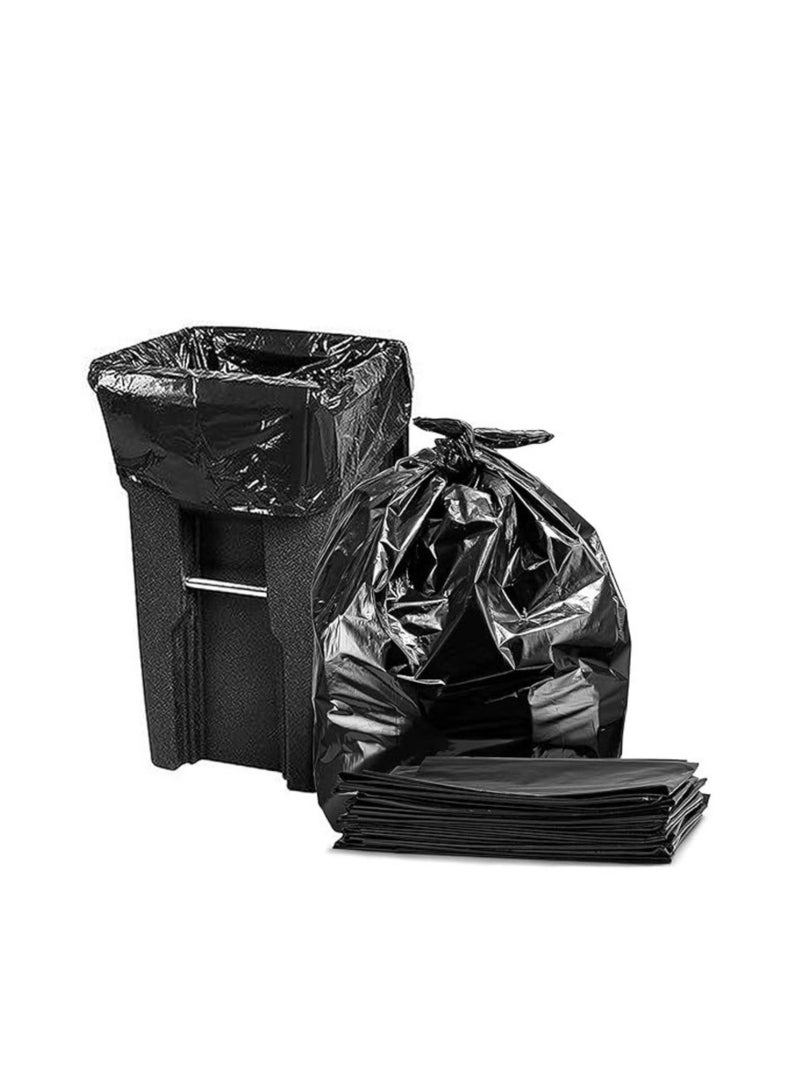 Garbage Bags Size 80 x 110cm 10pcs Black - Image 1