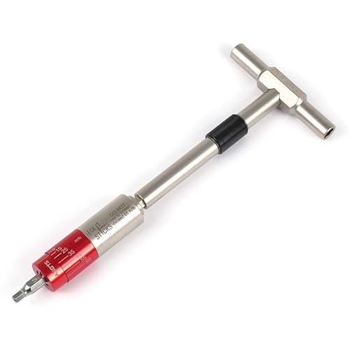 Fix It Sticks Tightening +/- 10% Accurate 15-65 inch-lbs All-In-One Torque Driver Tool Kit w/T-Way Wrench Bits Socket Adapters Bundle Brass Hammer Head Steel Insert Bit - Image 5