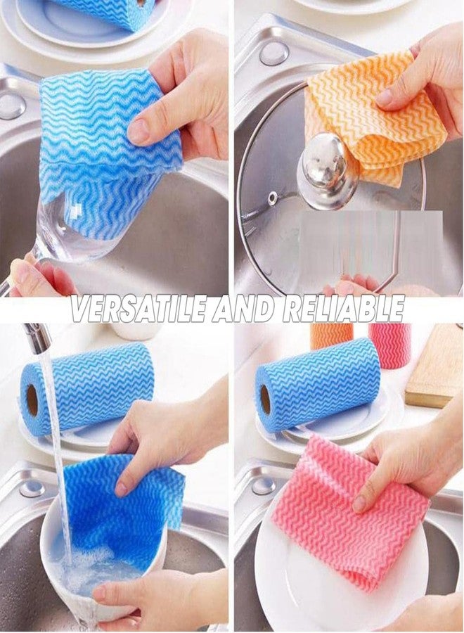 BREEZE Non-Woven Zig Zag 40 Sheets/pack 80 Pulls Kitchen towel Multipurpose tissue soft wipe Paper towels Disposable For Kitchen, Cars, Office & Home Use (Pack of 2) - Image 5