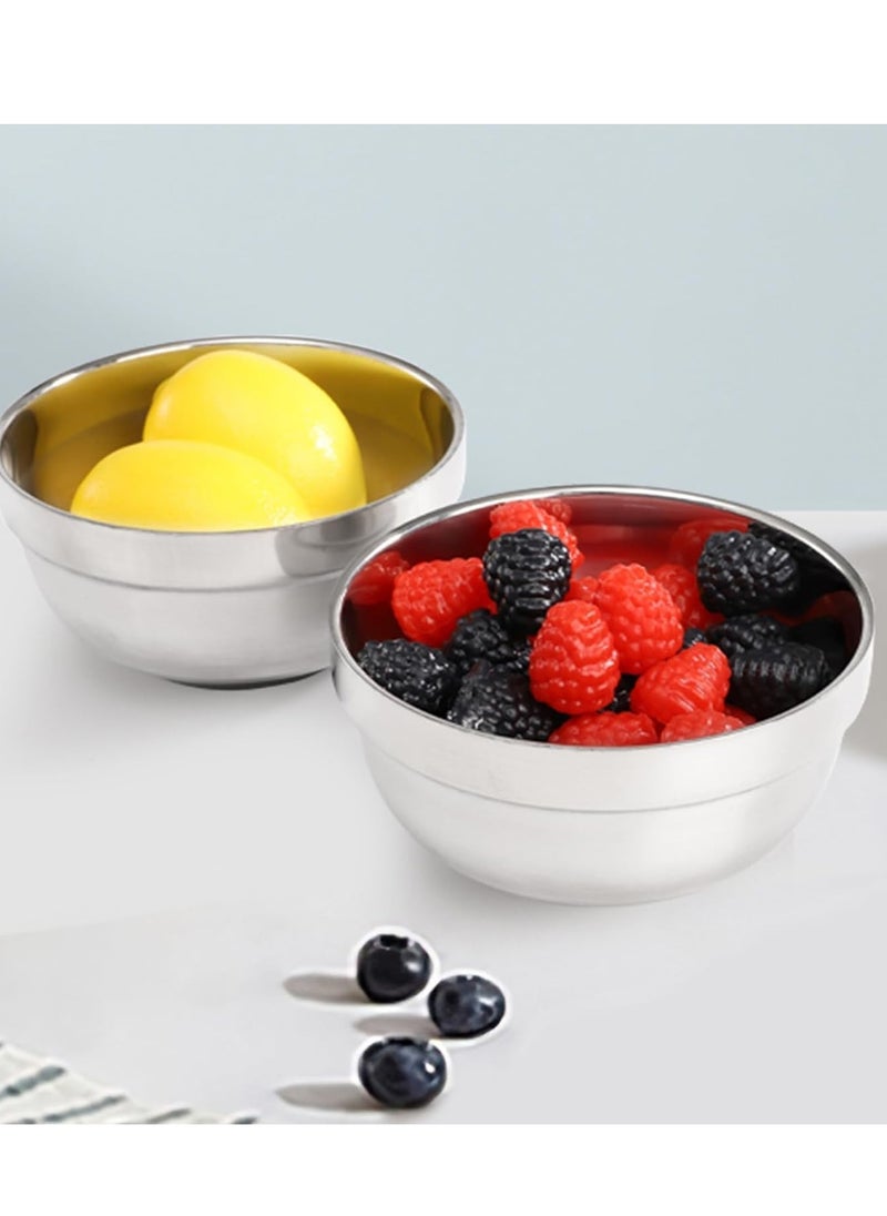 Bin Shihoun Abomar Co - Set of 10 double wall stainless steel bowls 11.5cm 200ml - Image 1