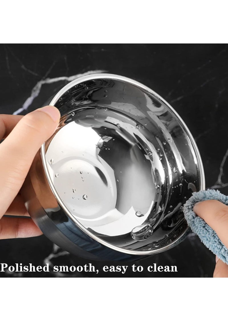 Bin Shihoun Abomar Co - Set of 10 double wall stainless steel bowls 11.5cm 200ml - Image 1