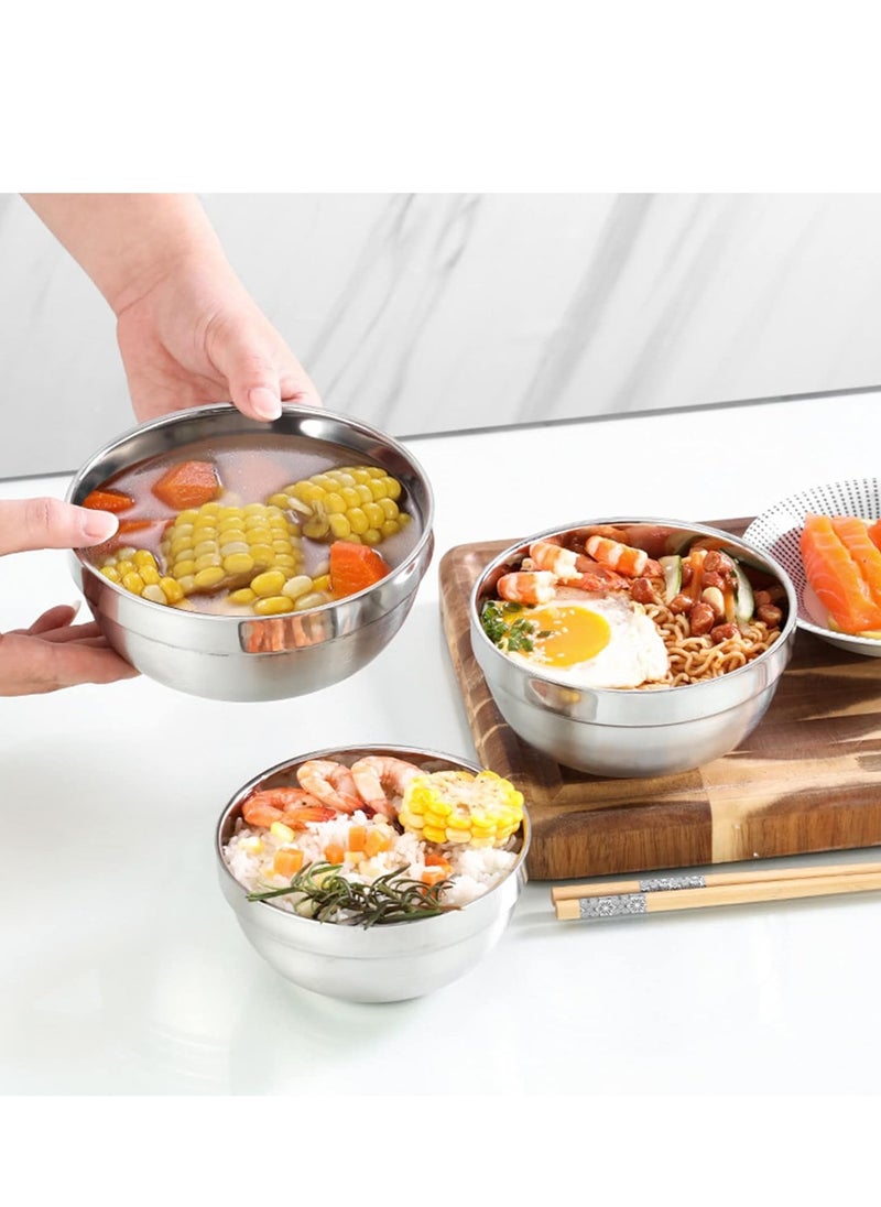 Bin Shihoun Abomar Co - Set of 10 double wall stainless steel bowls 11.5cm 200ml - Image 1