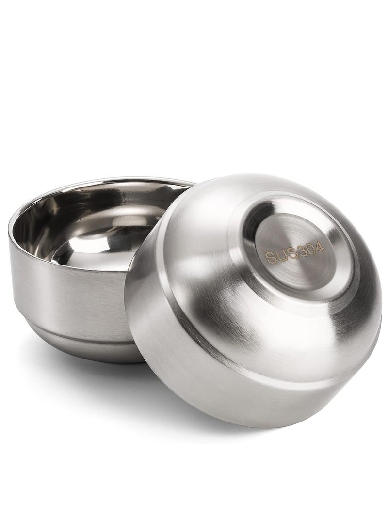 Bin Shihoun Abomar Co - Set of 10 double wall stainless steel bowls 11.5cm 200ml - Image 1