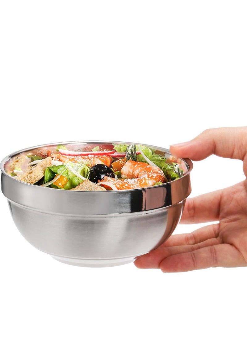 Bin Shihoun Abomar Co - Set of 10 double wall stainless steel bowls 11.5cm 200ml - Image 1