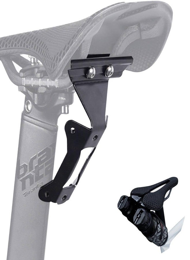 JINKEY Bike Saddle Water Bottle Holder Adapter,Dual Aluminium Alloy Bottle Mount Bracket for MTB Road Bicycle Saddle Rail Water Bottle Cage for Cycling - Image 1