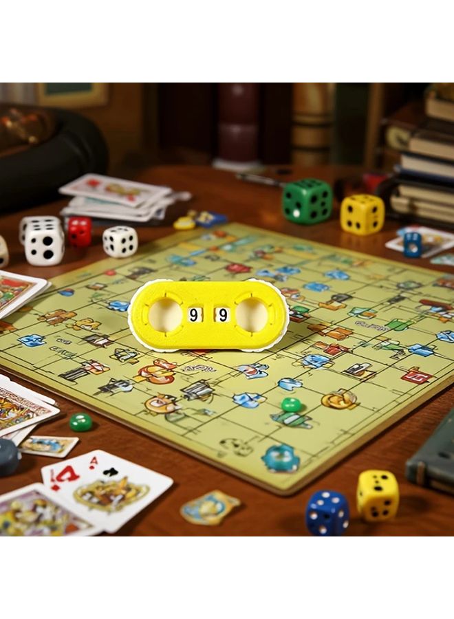 Durable PLA Health Counter Soft Peach Color Portable For Role Playing Card Games - Image 2