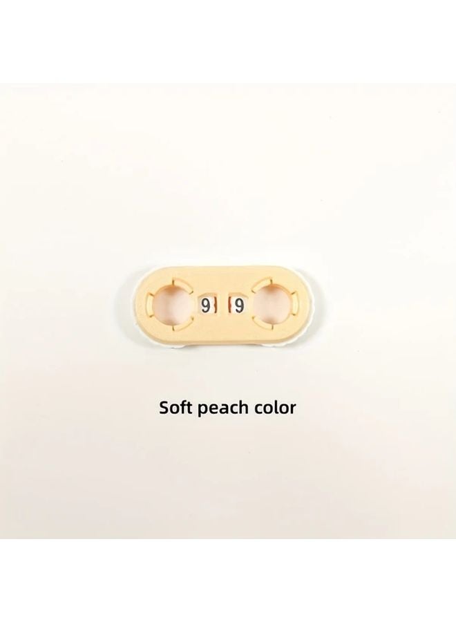 Durable PLA Health Counter Soft Peach Color Portable For Role Playing Card Games - Image 1