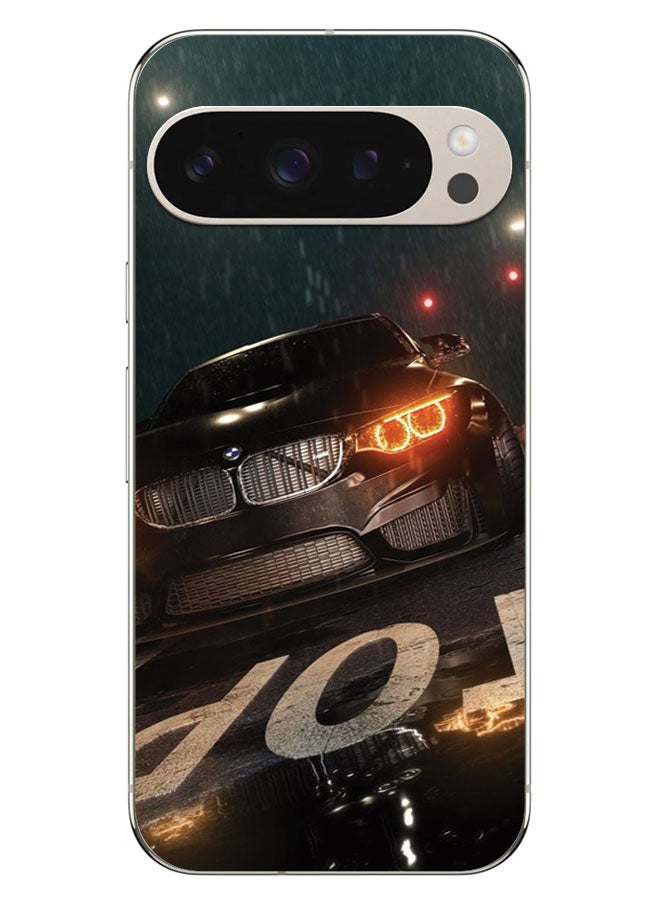 EYE CATCH Printed Protective Case Cover For Google Pixel 9 Pro  -  Black BMW - Image 1
