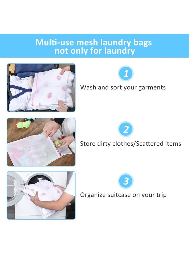 YOONISPRO 7Pcs Mesh Laundry Delicate Garments for Delicates with Premium Zipper, Travel Storage Organize Bag, Clothing Washing Bags for Laundry, Blouse, Fine Knitwear, Stocking,Form-Fitting Apparel,Family Use Compliant - Image 5
