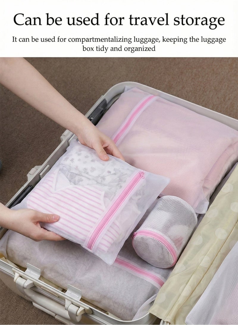 YOONISPRO 7Pcs Mesh Laundry Delicate Garments for Delicates with Premium Zipper, Travel Storage Organize Bag, Clothing Washing Bags for Laundry, Blouse, Fine Knitwear, Stocking,Form-Fitting Apparel,Family Use Compliant - Image 4