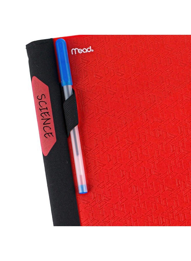FIVE STAR Advance Spiral Notebook Plus Study App, 5 Subject, College Ruled Paper, 27.9 cm x 21.6 cm, 200 Sheets, With Spiral Guard and Movable Dividers, Fire Red, 1 Count (73146) - Image 5