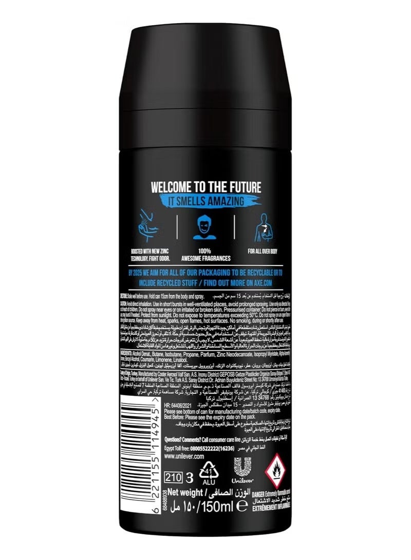 AXE Body Spray for Men – Skateboard & Fresh Roses – 48H Protection – 150ml - Image 2
