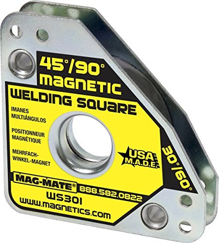 MAG-MATE WS301 Standard Magnetic Welding Square, Durable Tool with Release Handle, Versatile Angles, Large Finger Hole, 60 lbs. Holding Capacity - Image 4