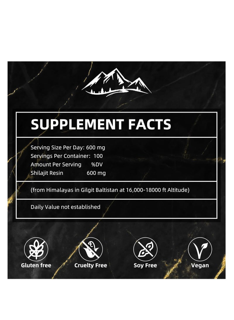 BIYODE Shilajit Pure Himalayan Organic Shilajit Resin - 600mg Potency Gold Grade Shilajit Supplement, Natural & Authentic with 85+ Trace Minerals & Fulvic Acid, Energy & Immune Support Men & Women, 50 Grams  - Image 5