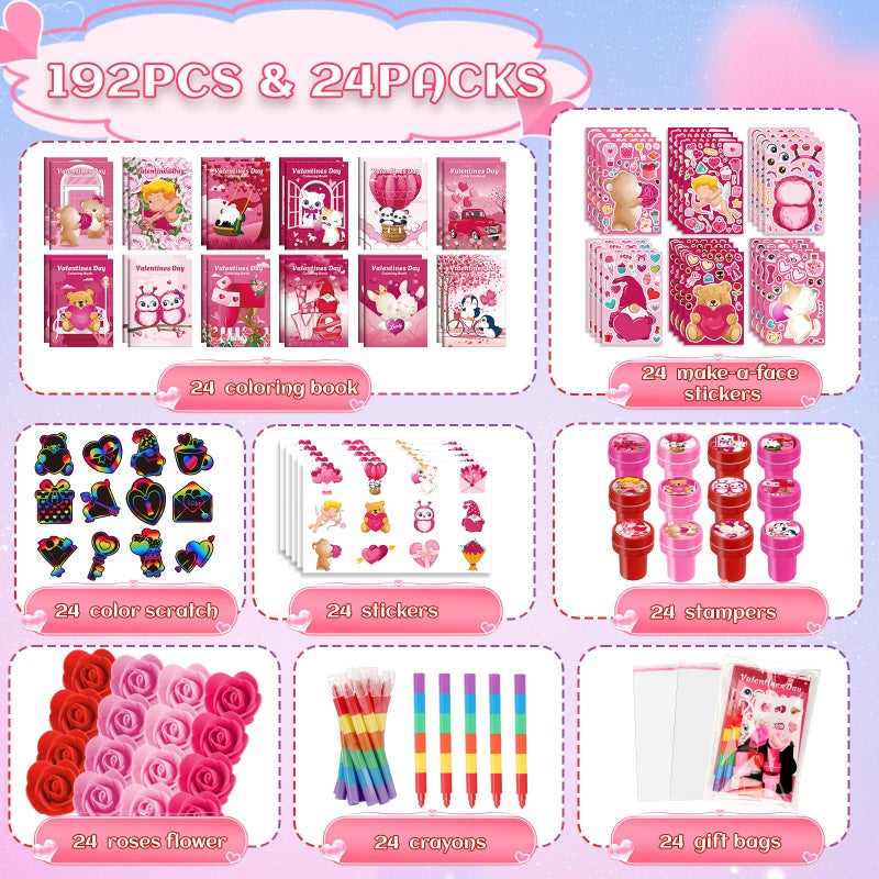BenLouis Valentine's Day Gifts Set Blind Box for Kids School Classroom Exchange Reward Prize Crafts Bulk for Students Valentine's Day Party Favors Goodie Bag Stuffers - Image 3